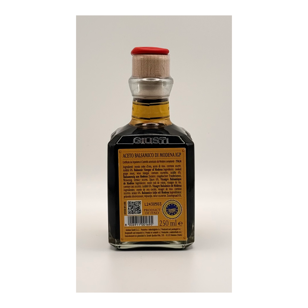 Balsamic Vinegar of Modena PGI, 250ml - 4 Gold Medals - Cubica