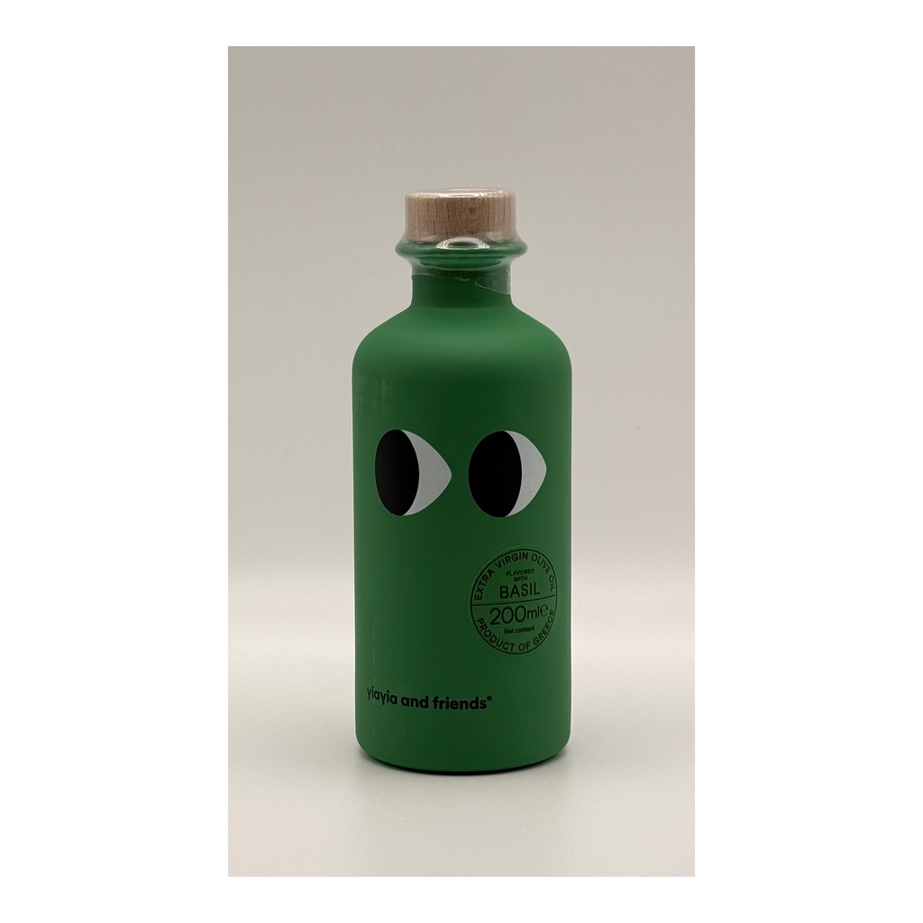 Yiayia & Friends Extra Virgin Olive Oil | Basil Infused, 200ml