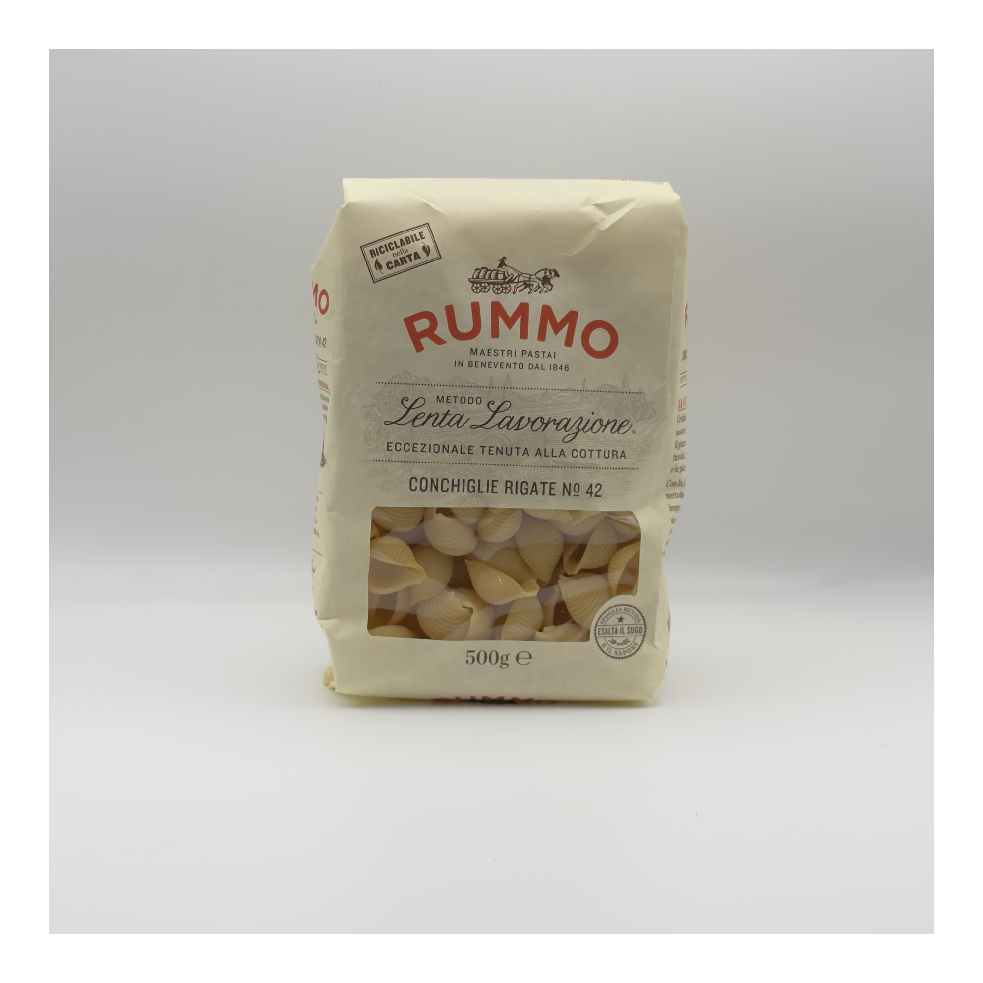 Conchiglie Rigate Nº 42, 500g